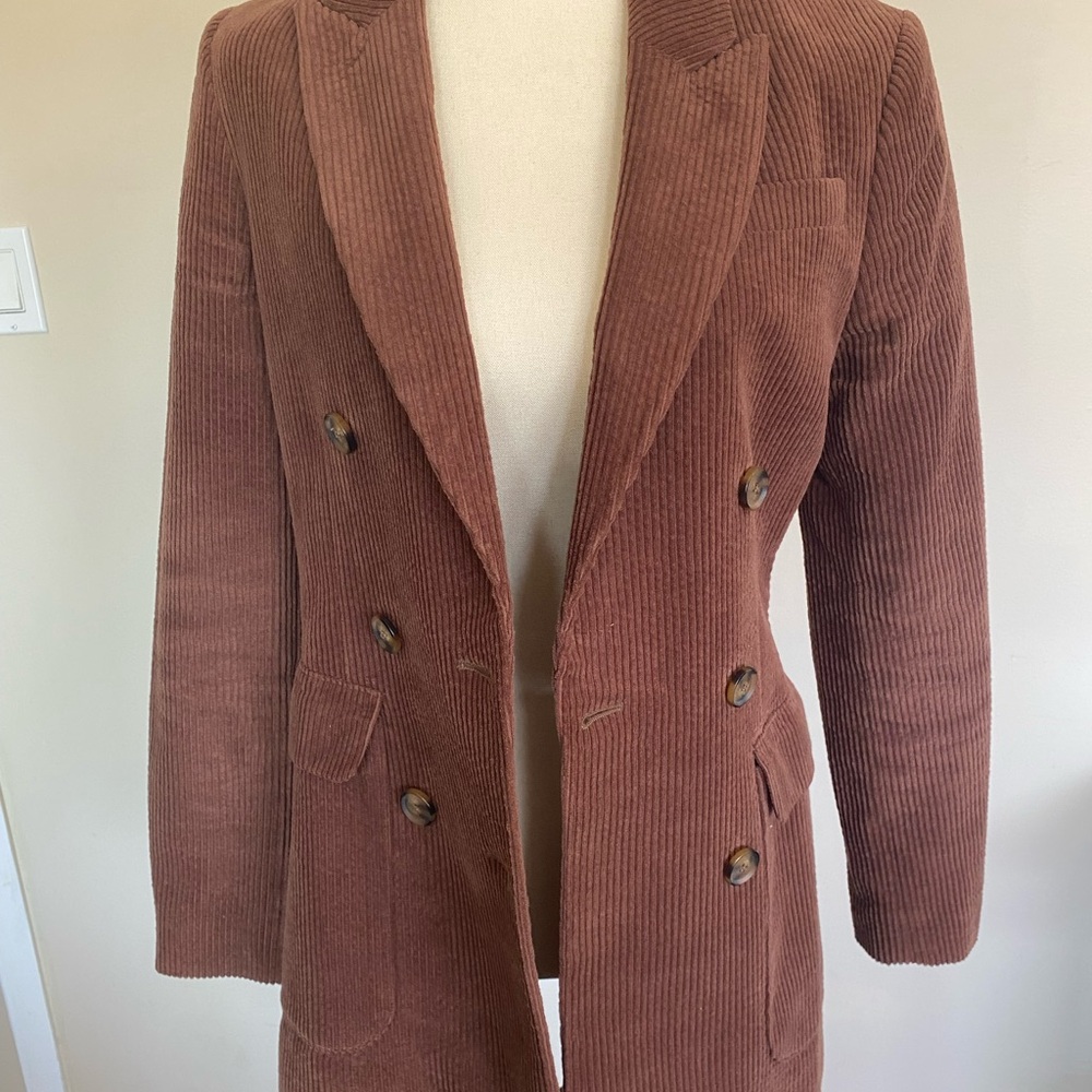 Asos Women's Brown Corduroy Blazer